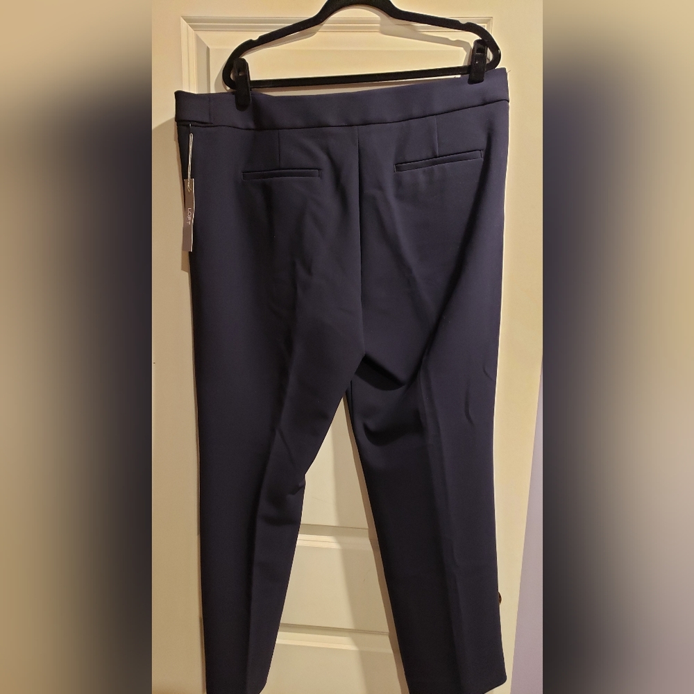 Plus sized pants/slacks - LOFT Size 18 Navy Blue